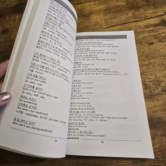 learn Korean with BTS Bangtan Boys KPOP book - Picture 5 of 6